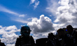 George Russell of the UK is driving the (63) Mercedes-AMG Petronas F1 Team F1 W15 E Perfor...