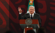 Mexico's President Andres Manuel Lopez Obrador is talking about the restoration program fo...
