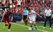 Dennis Politic and Armend Thaqi are in action during CFR 1907 Cluj vs Dinamo Bucuresti, di...
