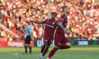 Daniel Birligea is celebrating during CFR 1907 Cluj vs Dinamo Bucuresti, at Dr Constantin...
