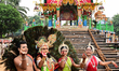  	Shree Jagannath Temple Traditional Dancers Are Seen As They Are Performing Their Traditi...