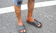 Students are clashing with the police during an ongoing anti-quota protest in Dhaka, Bangl...