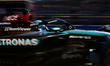 George Russell of Mercedes-AMG Petronas is driving his single-seater during free practice...