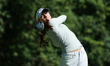 SYLVANIA, OHIO - JULY 18: Aline Krauter of Germany plays her tee shot on the 11th hole dur...