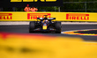 Max Verstappen of Red Bull Racing Honda is driving his single-seater after the free practi...