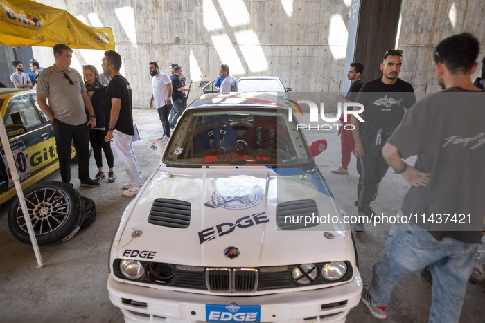Iran-EDGE Car Part Drift In Tehran
