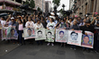 Mothers, fathers, and relatives of the 43 missing students from Ayotzinapa are waiting out...