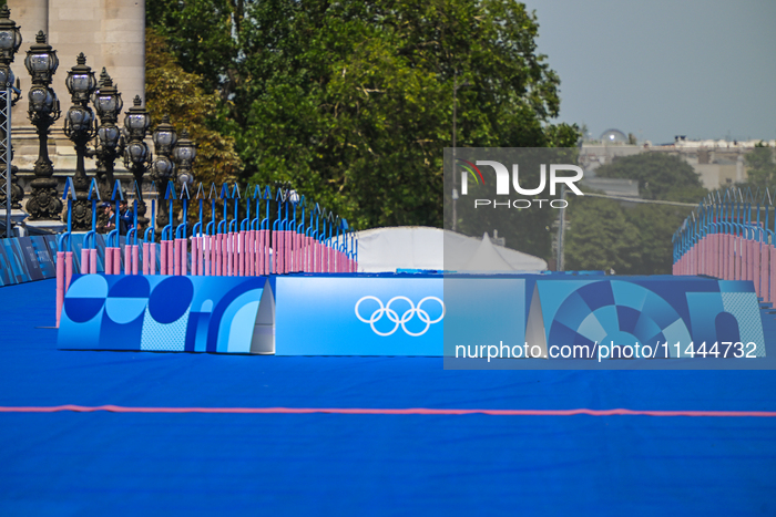Olympic Triathlon Paris On July 31, 2024 At Pont Alexandre III Paris, France