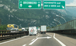 Mountain motorways are connecting the nations of Italy, Austria, and Germany in July 2024....