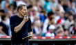 Feyenoord trainer Brian Priske is coaching during the match Feyenoord vs. Monaco (friendly...
