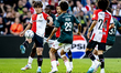 Feyenoord player Ayase Ueda is playing during the match Feyenoord vs. Monaco (friendly) at...