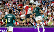 Feyenoord player Jayden Candelaria is playing during the match Feyenoord vs. Monaco (frien...