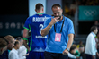 Head Coach ZORMAN Uros of Team Slovenia is coaching during the Men's Preliminary Round Gro...