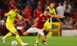 Ryan Yates of Nottingham Forest is battling for the ball during the Pre-season Friendly ma...