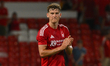 Ryan Yates of Nottingham Forest is applauding his team's supporters during the pre-season...