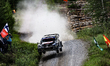 The driver Takamoto Katsuta and co-driver Aaron Johnston of Team Toyota Gazoo Racing WRT,...