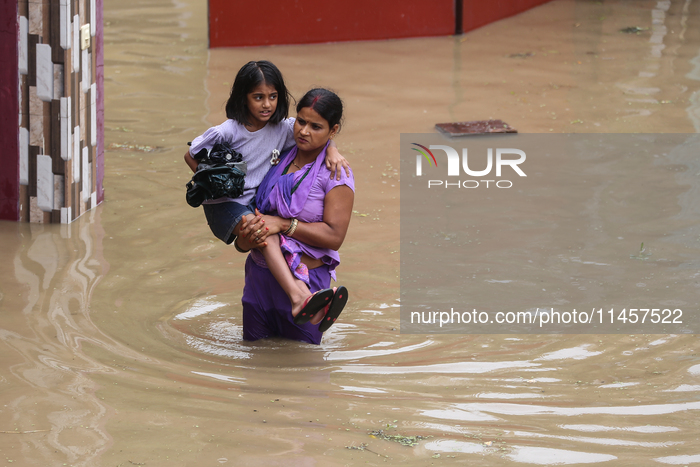 Flooding In Nepal.