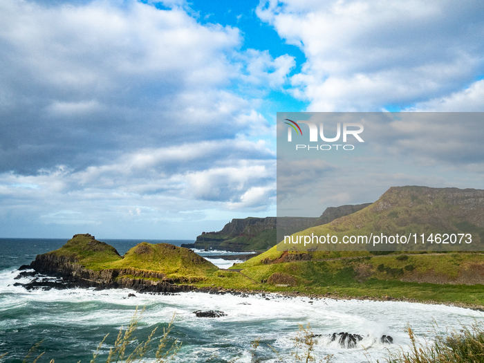 Giant's Causeway, UNESCO World Heritage In Northern Ireland.