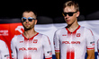 Marcin Brudzinski is presenting during a team presentation before the 81st Tour de Pologne...