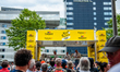 Riders are starting the 6.3-kilometer individual time trial, the third stage of the Tour d...