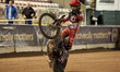 Dan Bewley of Belle Vue 'ATPI' Aces is posing after the Rowe Motor Oil Premiership match b...