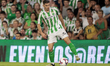 Romain Perraud of Real Betis is controlling the ball during the La Liga EA Sports match be...