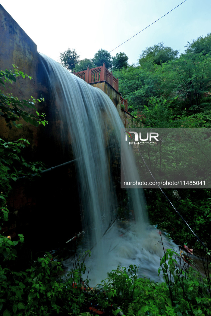 Historic Amer Sagar Lake 'Dam' Overflowing In Jaipur  