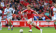 Ryan Yates of Nottingham Forest is running with the ball during the Premier League match b...