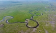 The Morgele River is meandering in the hinterland of Hulunbuir Grassland in Inner Mongolia...