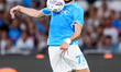 Khvicha Kvaratskhelia of SSC Napoli during the Coppa Italia Frecciarossa match between SSC...