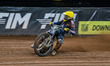 Dominik Kubera (415) of Poland is in action during the FIM Speedway Grand Prix of Great Br...