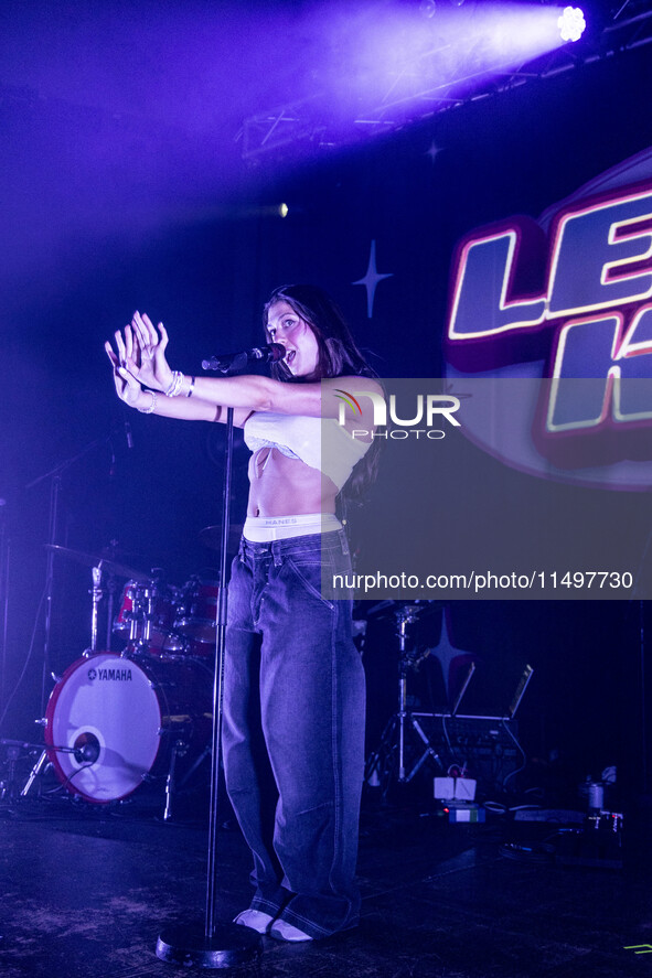 Leah Kate performs at Santeria Toscana 31 in Milan, Italy, on May 6, 2024. 