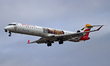 A Mitsubishi CRJ-1000 from Iberia Regional (Reserva La Rioja Livery) lands at Barcelona ai...