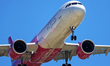 An Airbus A321-271NX from Wizz Air lands at Barcelona airport in Barcelona, Spain, on May...