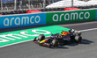 Max Verstappen of the Netherlands drives the Oracle Red Bull Racing RB20 Honda RBPT during...