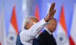 WARSAW, POLAND - AUGUST 22, 2024:Indian Prime Minister Narendra Modi, accompanied by Poli...