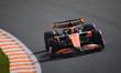 Oscar Piastri of the McLaren F1 Team drives his single-seater during qualifying for the Du...