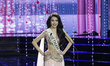 Miss International Queen contestant Nguyen Tuong San of Vietnam answers a question during...