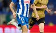 Jofre Carreras of RCD Espanyol is in action during the La Liga match between RCD Espanyol...