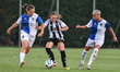 Elsa Pelgander of Juventus Women is in action during a test match between Juventus FC and...