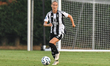 Emma Kullberg of Juventus Women is in action during a test match between Juventus FC and F...
