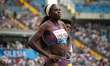 Rhasidat Adeleke of Ireland competes in the Women's 400 metres during the Diamond League S...