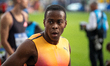 Eseosa Fostine Desalu of Italy competes in Men's 200 metres during the Diamond League Sile...