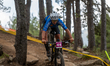 Laura Cagua of Colombia competes in the UCI Mountain Bike World Championships Women Under...