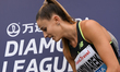 CHORZOW, POLAND - AUGUST 25:Natalia Kaczmarek of Poland seen at the finish line of the Wo...