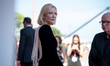 Cate Blanchett attends a red carpet for ''Disclaimer'' during the 81st Venice Internationa...