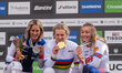 In Pal Arinsal, Andorra, on August 30, 2024, Valentina Hoff of Austria, Tahnee Seagrave of...