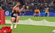 Max HEss (GER) competes in Triple Jump Men during the IAAF Wanda Diamond League: Golden Ga...