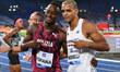 Hassane FOFANA (ITA) and Lorenzo Ndele SIMONELLI (ITA) during the IAAF Wanda Diamond Leagu...