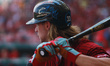 Kyle Martin #33 of Guerreros de Oaxaca bats during match 6 of the Mexican Baseball League...